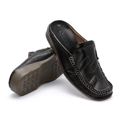 HJ7125-7127-7796-7797 - Giày sabo nam Huy Hoàng màu đen, nâu