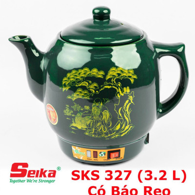 Ấm Sắc Thuốc Seika 3.2L - SKS327 (Gốm Sứ Bát Tràng) - Hàng chính hãng