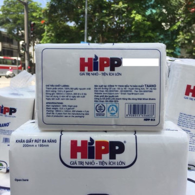 Giấy rút cao cấp Hipp siêu mịn 