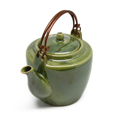 Ấm trà dáng mới   Đông Gia - xanh  pha lê Crystal 14