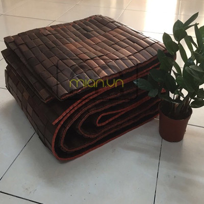 Chiếu Hạt Gỗ Trắc Miếng - Kích Thước 1,6mx2m ( video , hình thật ) 