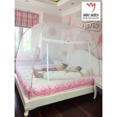 Màn Chụp , Mùng Chụp Tự Bung Đỉnh Rộng Cao Cấp Mộc Miên ( Hà Nội )