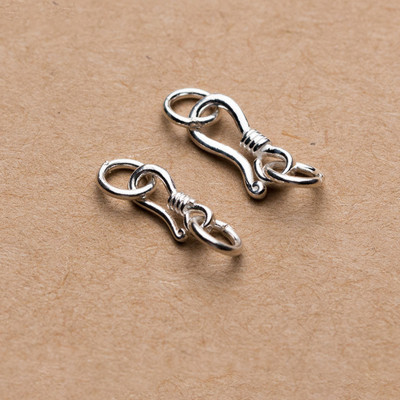 Combo 4 cái charm bạc móc khóa kết vòng tay, dây chuỗi - Ngọc Quý Gemstones