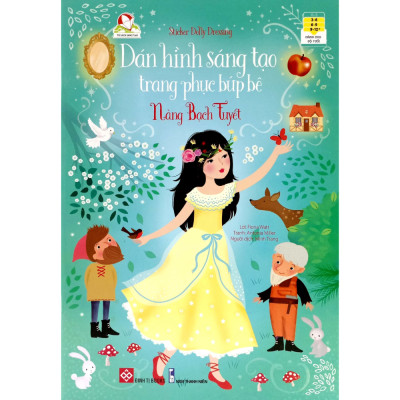 Combo 2- 4 Tập: Sticker Dolly Dressing - Dán Hình Sáng Tạo Trang Phục Búp Bê