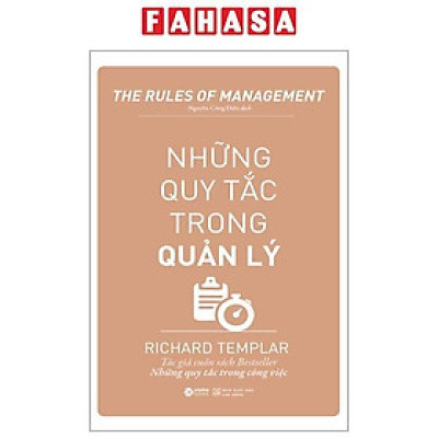 Sách - Những Quy Tắc Trong Quản Lý