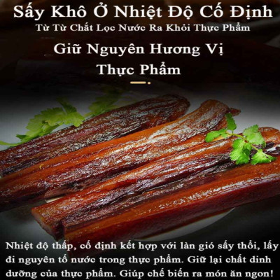 Máy sấy thực phẩm công nghiệp thương hiệu cao cấp AOSIDA SS-24H 24 khay - Dung tích 215L - Hàng Chính Hãng