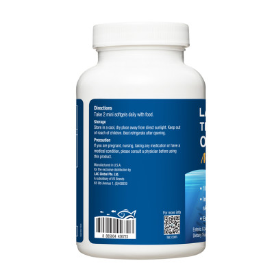 VIÊN UỐNG DẦU CÁ BỔ SUNG OMEGA HỖ TRỢ TIM MẠCH LAC TRIMAX OMEGA FISH OIL MINI (120 VIÊN)