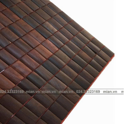 Chiếu Gỗ Trắc Miếng Cao Cấp - Kích Thước 1,8mx2m ( video , hình thật ) 