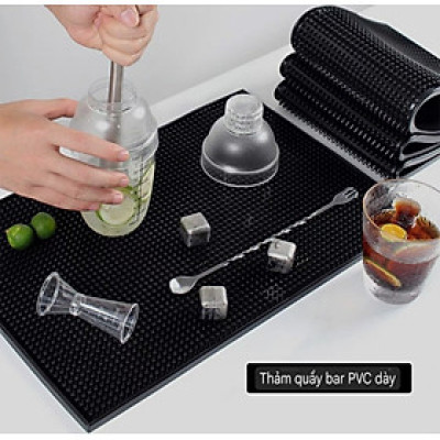 Thảm Lót Ly Cốc Cao Su Quầy Bar Cho Nhà Hàng Khách Sạn