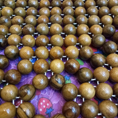 Chiếu Hạt Gỗ Bách Xanh Cao Cấp Hạt 1.8cm ( video , hình thật )