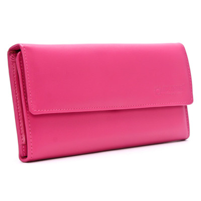 Ví Nữ Huy Hoàng HT3128 (9.5 x 19 cm) - Hồng