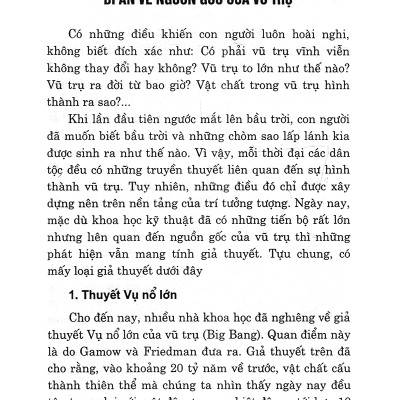 Bí Ẩn Về Vũ Trụ (Tái Bản)