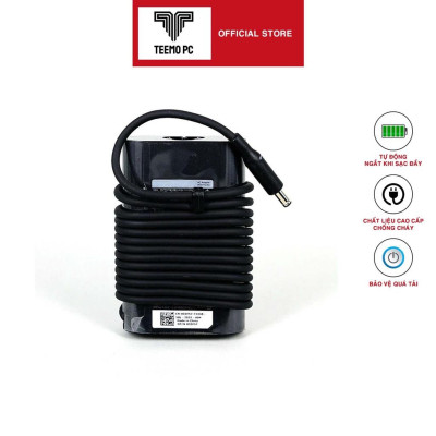 Sạc Dùng Tương Thích Cho Laptop Dell Chân Kim Nhỏ 4.5mm - Công Suất 45W 65W 90W - Hàng Nhập Khẩu New Seal TEEMO PC TESE