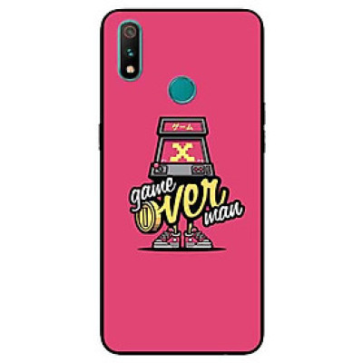 Ốp Lưng in cho Realme 3 Pro Mẫu Game Over - Hàng Chính Hãng