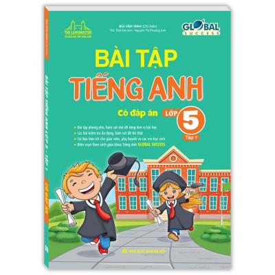 Sách - Global Success - Bài Tập Tiếng Anh Lớp 5 - Có Đáp Án - Combo 2 Tập - Minh Thắng