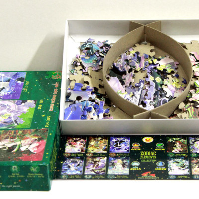 Xếp hình Tia Sáng Cung hoàng đạo đất 45x3E (45 Mảnh Ghép x 3 hình)