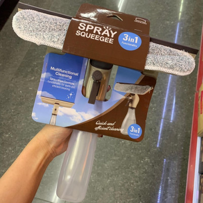 Cây Lau Kính Cửa Sổ LocknLock ETM417 Kèm Bình Xịt Nước 300ml, Hàng Chính Hãng - JoyMall