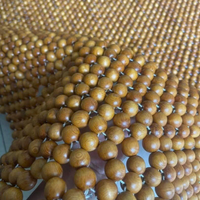 Chiếu Hạt Gỗ Pơ Mu Cao Cấp - Kích Thước 1,5mx1,9m hạt 1.8cm ( video , hình thật )