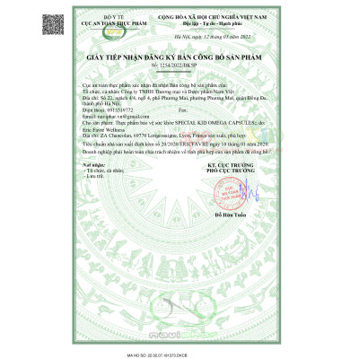 [Hộp 30 viên] Viên nang Special Kid Omega Capsules - Hỗ trợ hệ thần kinh, tăng khả năng tập trung và trí nhớ, nâng cao thị lực, tốt cho tim mạch của trẻ