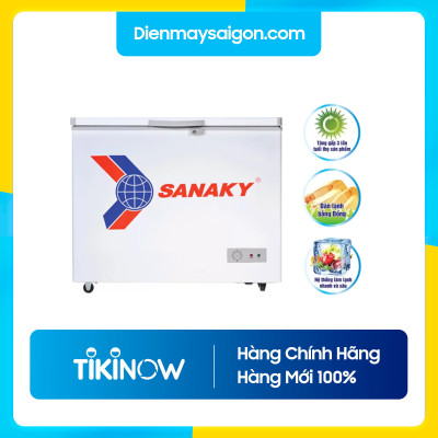 TỦ ĐÔNG SANAKY 220 LÍT VH-2299HY2 ĐỒNG (R134A) -HÀNG CHÍNH HÃNG