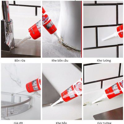 Gel tẩy mốc đa năng LKB 120ml - Tẩy nấm mốc silicon, gioăng cao su máy giặt, mốc chân tường - Loại Cực Mạnh - Hàng Chính Hãng