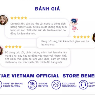 Cây lau nhà tự vắt thông minh sợi microfiber