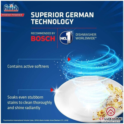 Bột rửa bát Finish hương chanh 2.5kg 