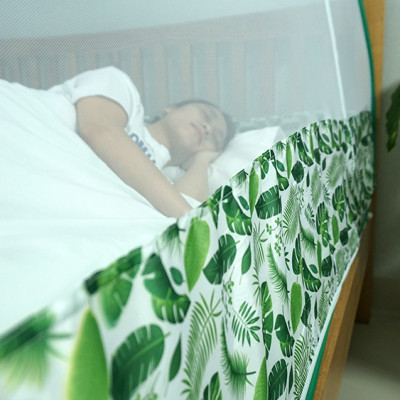 Mùng Chụp Màn Chụp Tự Bung Đỉnh Rộng Cao Cấp 1m8x2m có viền chân - Mộc Miên ( có 2 Cửa)