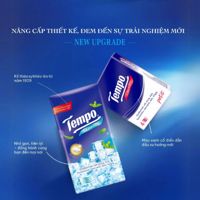 Combo 2 Lốc Khăn Giấy Bỏ Túi Tempo Petit (Lốc 18 Gói) - Không Mùi