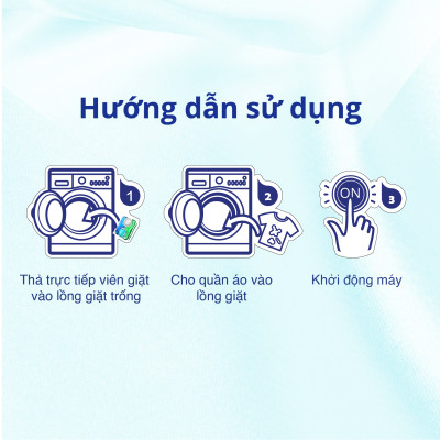 Combo 3 Túi Viên Giặt Xả Đa Năng 4 Trong 1 KA Universal (5 Viên/ Túi)