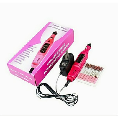 Máy mài nail YQ100 làm móng chuyên dụng, 6 đầu tháo lắp dễ dàng tốc độ mạnh mẽ - Hàng chính hãng