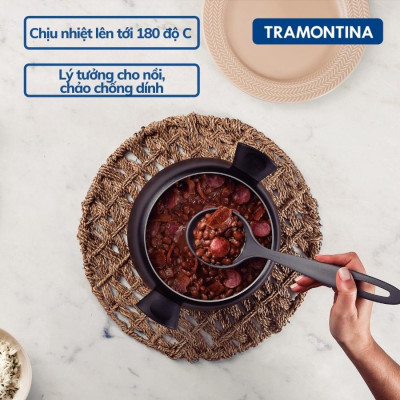 Kẹp Thịt Đa Năng Kẹp Gắp Đồ Ăn Tramontina 30cm Chất Liệu Nhựa PA An Toàn Chịu Nhiệt Nhập Khẩu Brazil