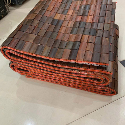 Chiếu Gỗ Trắc Miếng Cao Cấp - Kích Thước 1,6mx2m ( video , hình thật )