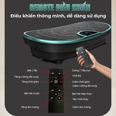 Máy Rung Toàn Thân OKACHI JP-860 Công Nghệ Rung Tiên Tiến Với 180 Cường Độ Rung