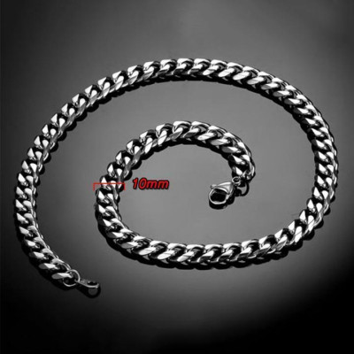 Vòng Cổ Nam - Dây chuyền nam titan thời trang rẻ đẹp kiểu lặc xéo cao cấp trangsucpt 9mm PTDCNA159