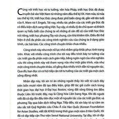 Sách - Chủ nghĩa duy tâm Đức - Từ I. KANT TỚI G.W.F. HEGEL