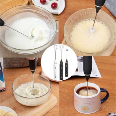 Máy Đánh Trứng, Đánh Sữa Và Tạo Bọt Cafe Cầm Tay Di Động 3 Tốc Độ Sử Dụng Pin Sạc Cao Cấp - Hàng Nhập Khẩu