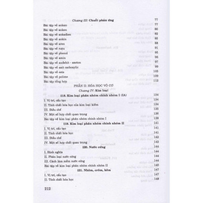 Sách – Giúp trí nhớ chuỗi phản ứng hóa học