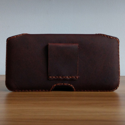 Bao Da Đeo Lưng Ionecase Dành Cho iPhone XS Max (Nâu Đất) - Hàng Nhập Khẩu