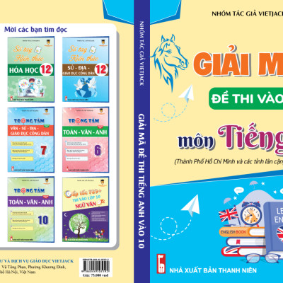 Sách - Giải mã 30 đề thi vào 10 môn Tiếng Anh (TP.HCM và các tỉnh lân cận) VietJack