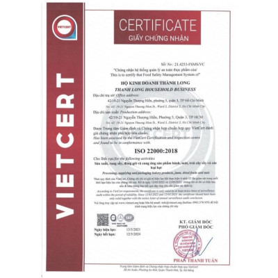 Hộp bánh trung thu 2 bánh chay 220g - Combo chay 2 - Thành Long (440g) - VIỆT NAM