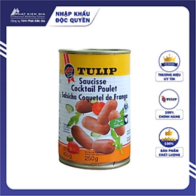 Xúc Xích Gà Cocktail Tulip 405g - Nhập Khẩu Đan Mạch | Tulip Chicken Cocktail Sausages 405g