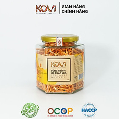 Đông trùng hạ thảo KOVI khô sấy thăng hoa KOVI 50g | Hàm lượng dược chất cao 4 sao OCOP