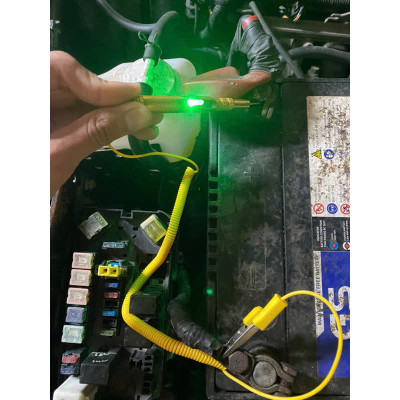 Bút Thử Điện Ô Tô, Xe Máy 12V – 24V Mẫu Mới Siêu Nhạy | Dụng Cụ Đo Điện Cao Cấp, Chính Xác, ĐÈN TRANG TRÍ , ĐỒNG HỒ TREO TƯỜNG