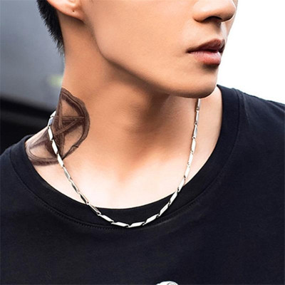 Dây chuyền nam vòng cổ Xích Trơn Basic nam nữ unisex Titan bạc đẹp không gỉ trangsucpt PTDCNA13