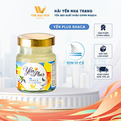 Yến sào Nha Trang không đường Shaca Sụn vi cá mập TheHaiYen hộp 76ml