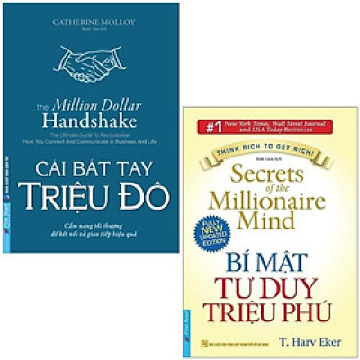 Combo Sách Bí Mật Tư Duy Triệu Phú + Cái Bắt Tay Triệu Đô (Bộ 2 Cuốn)