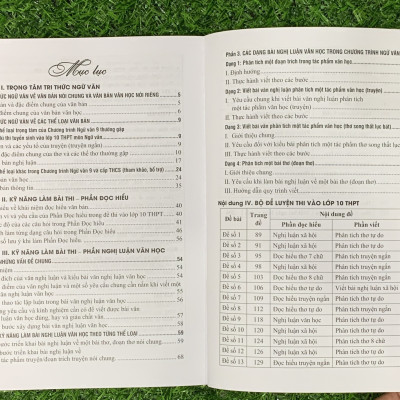 Combo Ôn Luyện Toán+ Ôn Luyện Ngữ Văn Thi vào Lớp 10 ( Dùng Chung cho các bộ SGK Hiện Hành) (HA-MK)