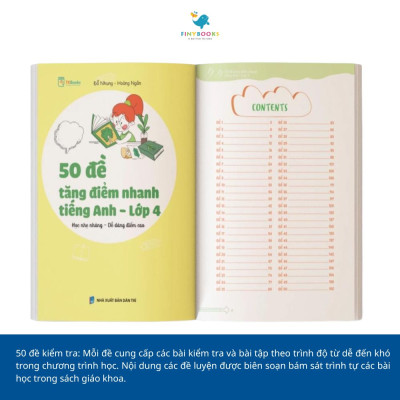 Sách - Combo 250 Bài Toán Chọn Lọc Và 50 Đề Tăng Điểm Nhanh Toán - Tiếng Việt - Tiếng Anh Lớp 4 - TKBooks