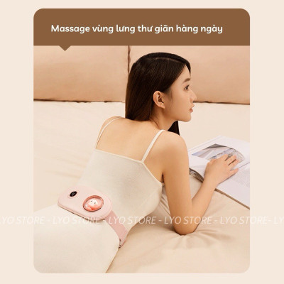 Máy chườm ấm, máy massage giảm đau bụng kinh nguyệt Tặng Bạn Gái Hiển Thị Nhiệt Độ Hình Thỏ Dễ Thương